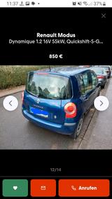 Renault MODUS Dynamique 1.2 16V 55kw Quick... - Renault Modus in Dortmund