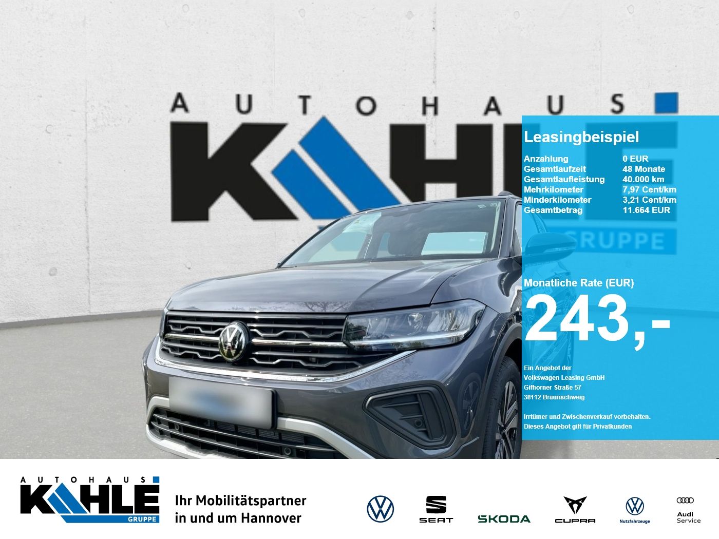Volkswagen T-Cross 1.0 TSI DSG OPF ENERGY AHK Navi RFK GJR
