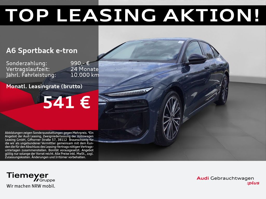 Audi A6 e-tron Sportback Q S LINE LEDER HuD LM20 BuO