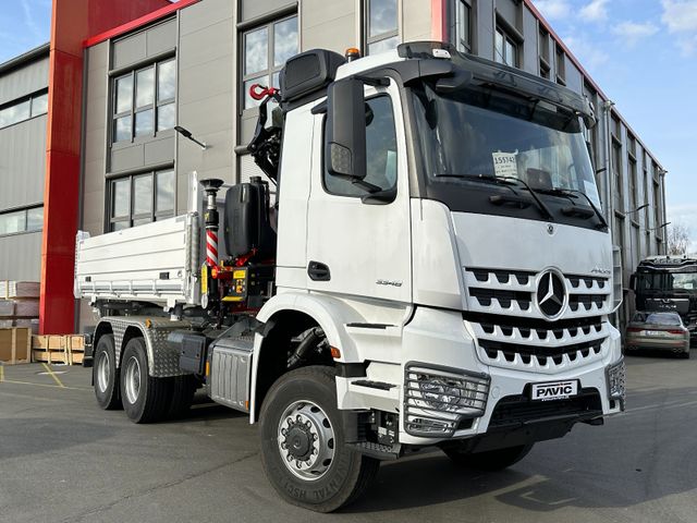 Mercedes-Benz Arocs 3348 AK 6x6 Krankipper mit Fassi F255A2.24