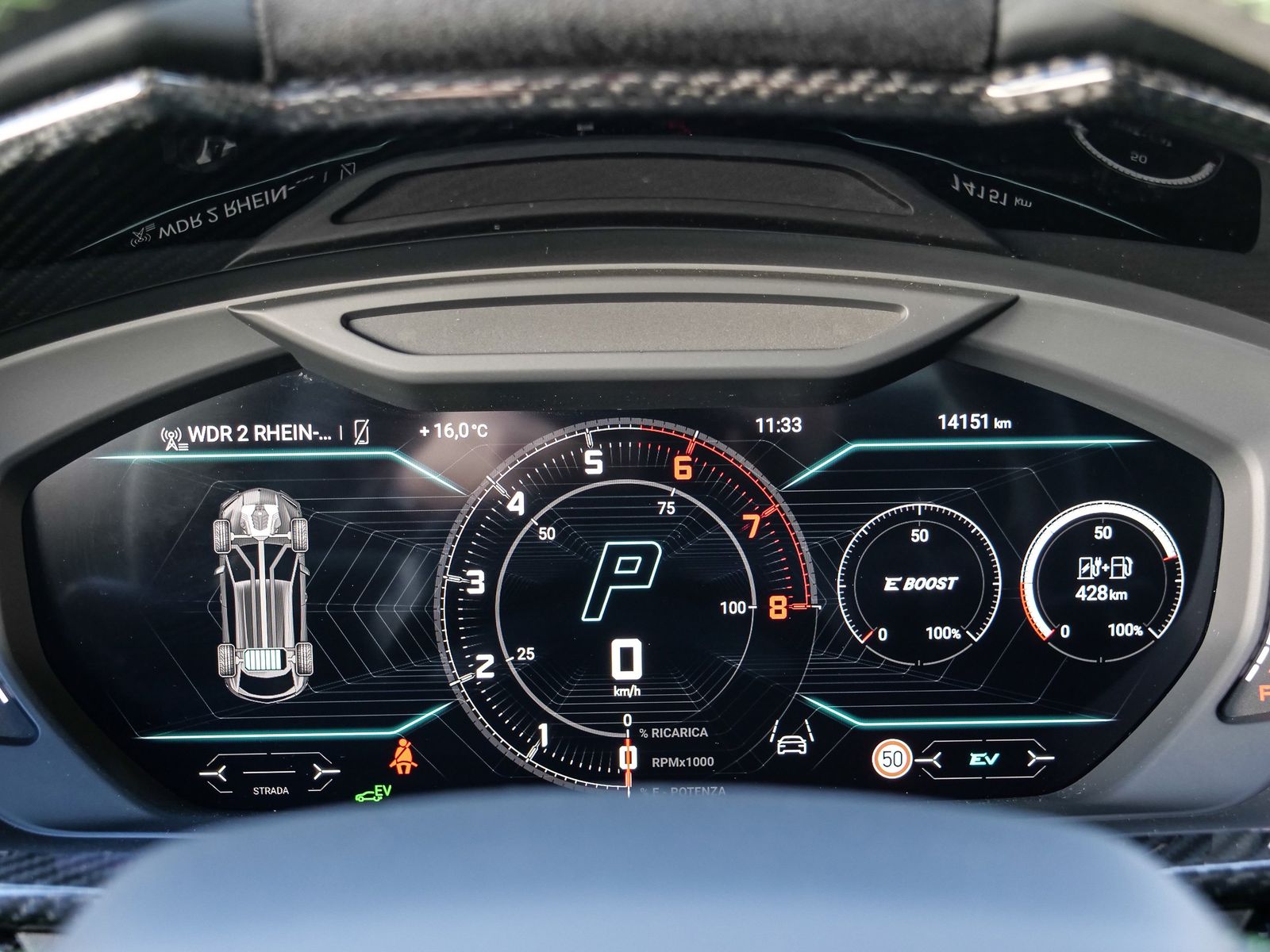Lamborghini Urus SE Verde Selvans, Big Interior Carbon Pack foto 22