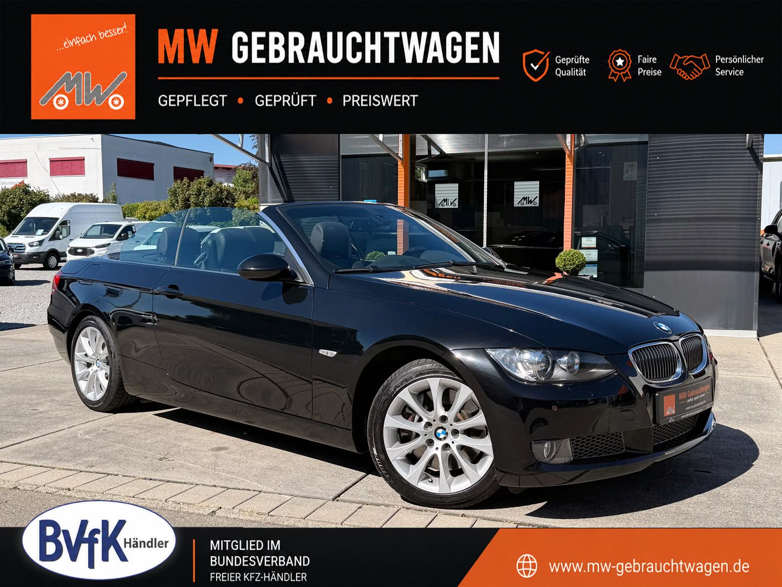 Fahrzeugabbildung BMW 335i E93 Cabrio Automatik PDC SHZ MEMORY NAV BT