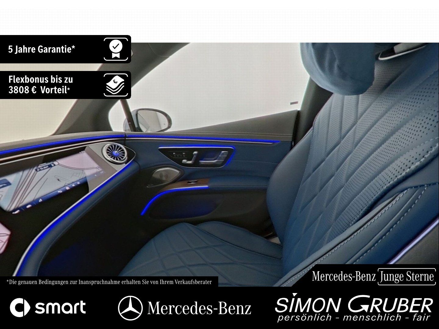 Fahrzeugabbildung Mercedes-Benz EQS 450+ AMG Manufaktur Leder 4*Massage 118kwh