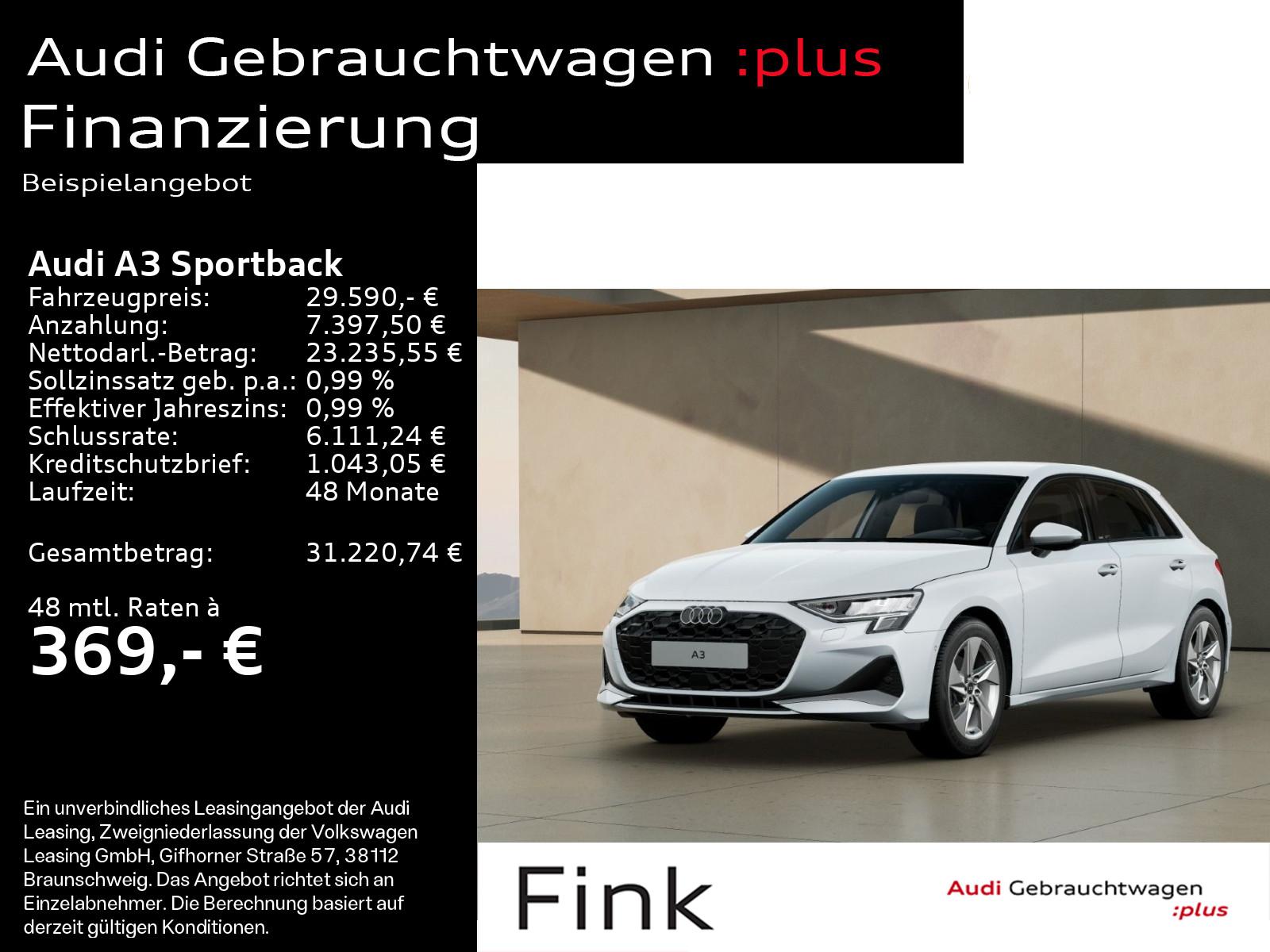 Audi A3 Sportback Advanced 35 TFSI Navi Kamera