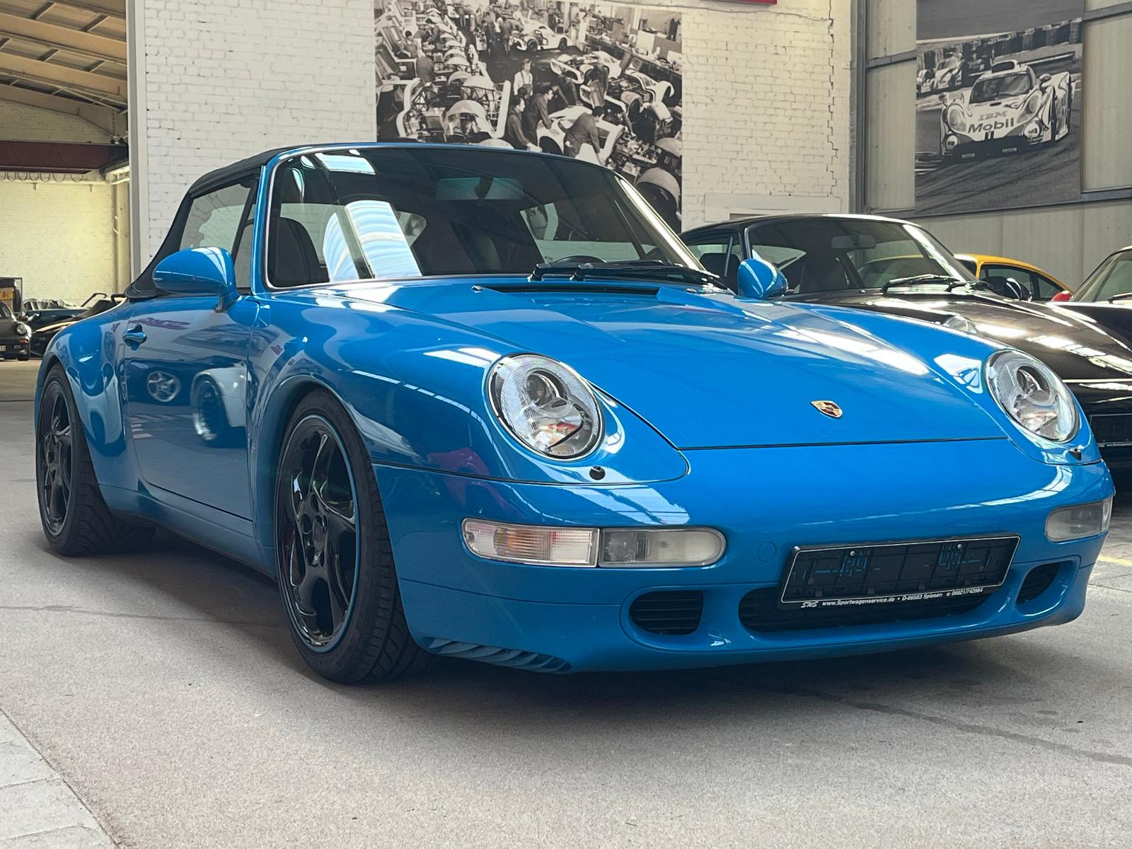 Porsche 993 C2 Cabrio Blautürkis Sammler mit Garantie
