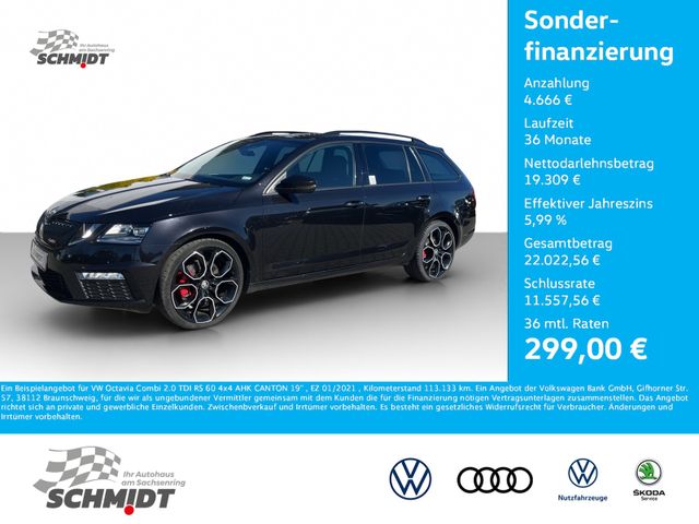 Skoda Octavia Combi 2.0 TDI RS 60 4x4 AHK CANTON 19"