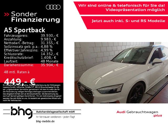 Audi A5 Sportback 40TFSI S tronic S line MatrixLED Pa