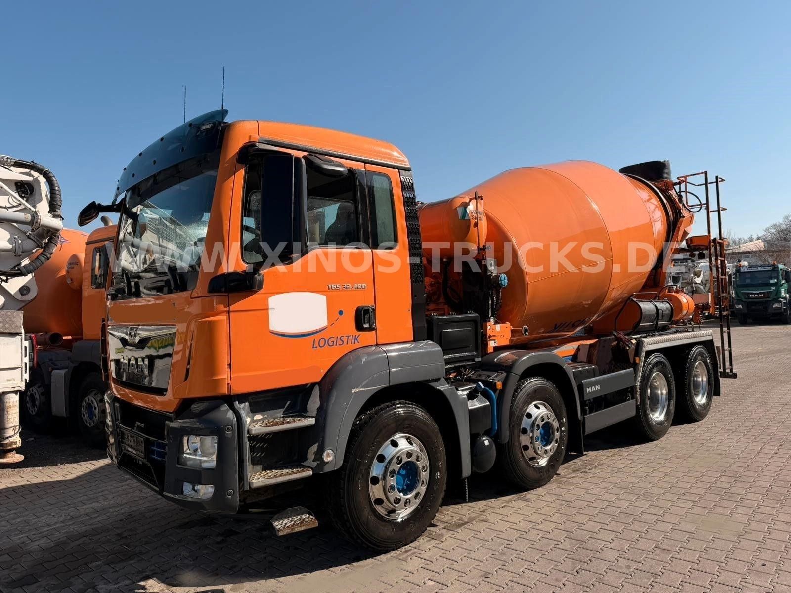 MAN TGS 32.420 Stetter Hardox 9m³ German