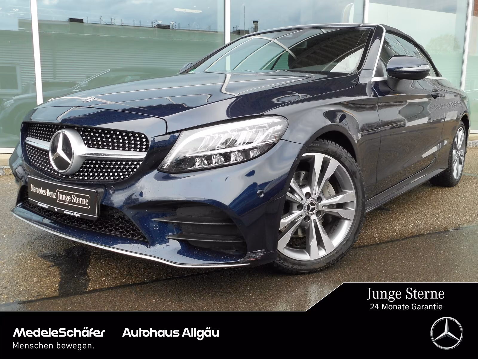 Mercedes-Benz C 180 Cabrio AMG LED Memory Totwinkel Kamera 18"