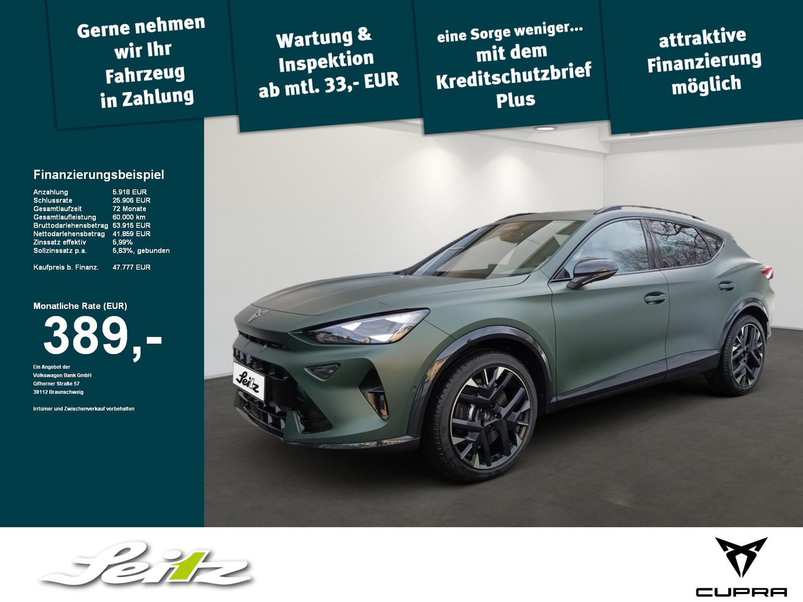 Cupra Formentor VZ 2.0 TSI VZ Tribe Edition 4Drive Nav