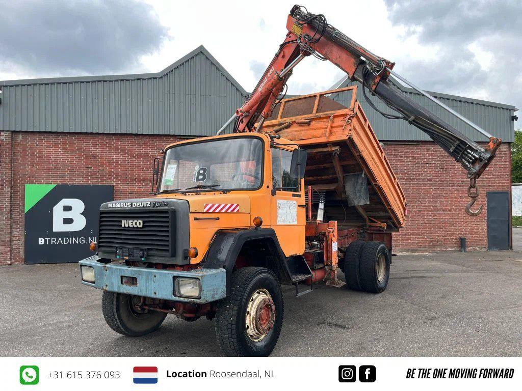 Iveco Magirus 160 - 4x4 - Meiller Kipper - Atlas 60.1
