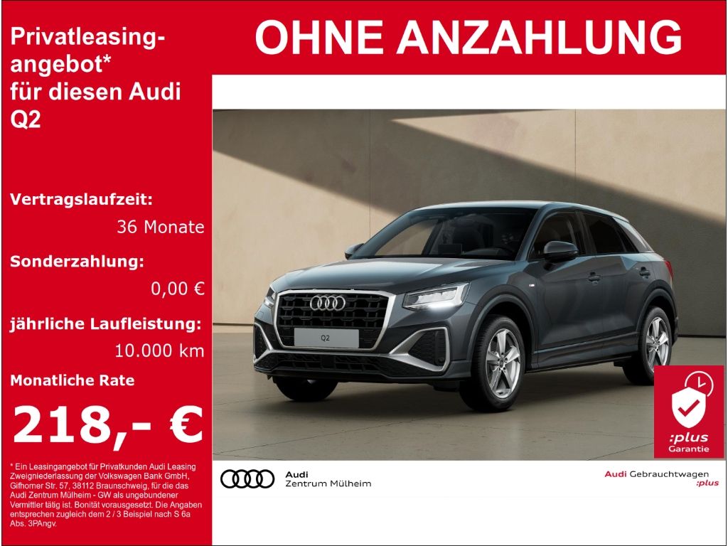 Audi Q2 30 TFSI S line Navi LED Sportsitze Einparkhil