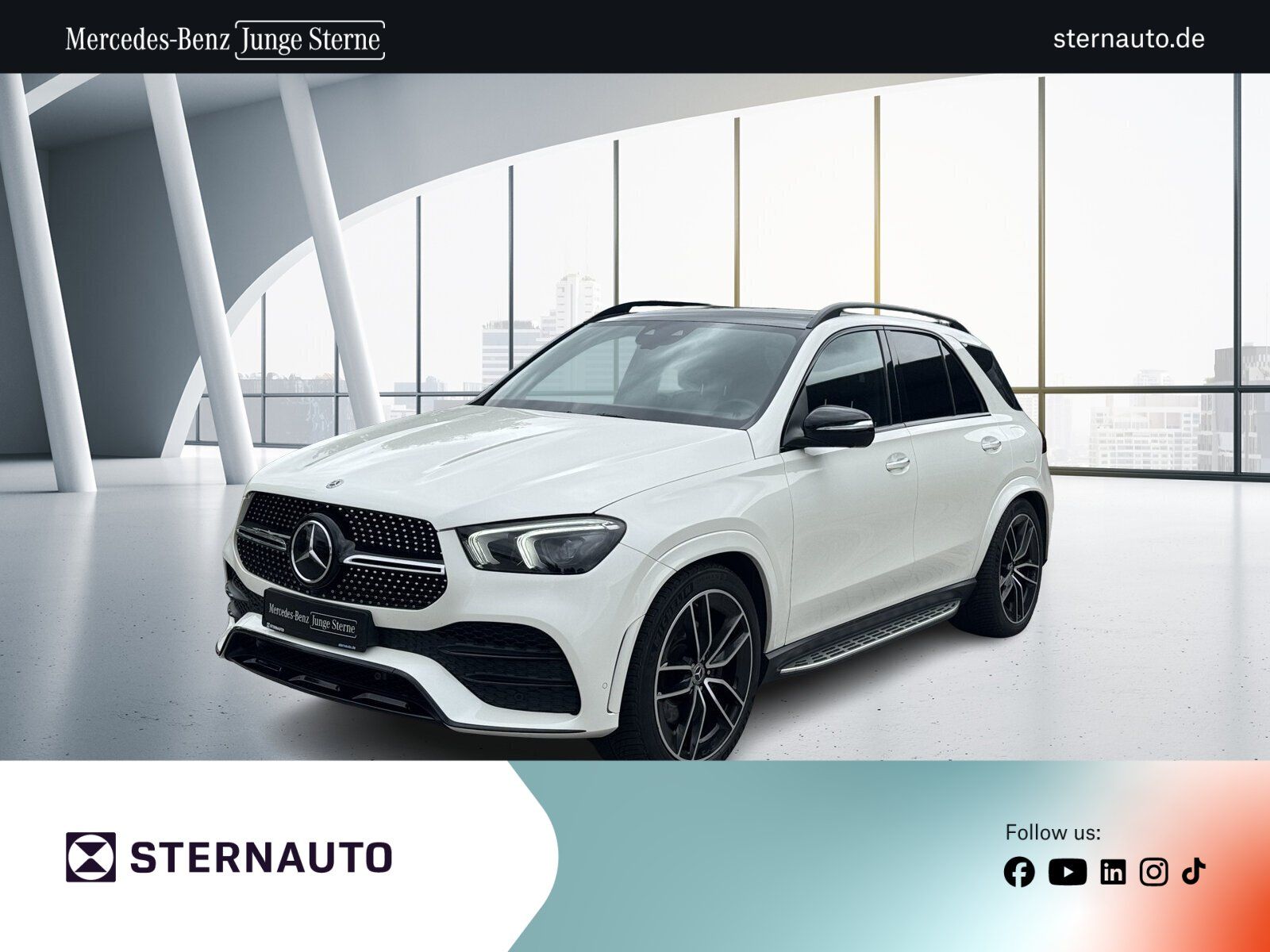 Mercedes-Benz GLE 350 de 4M AMG Pano Distr 360 LED Airm AHK