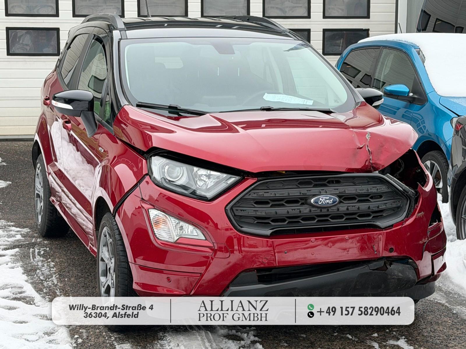 Ford EcoSport ST-Line 1,0Ltr. 92kW Tempo CAM UNFALL