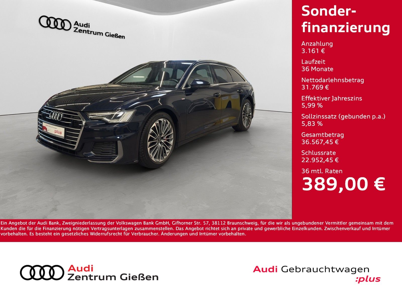Audi A6 Avant 55 TFSI e quattro S line AHK Matrix-LED imagem 2