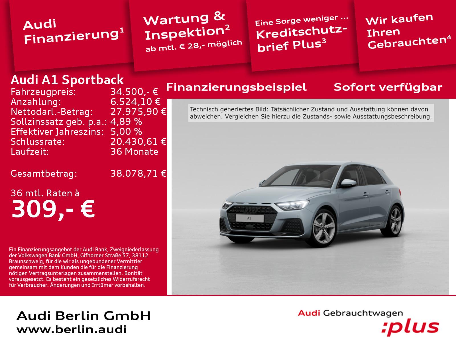 Audi A1 Sportback advanced 35 TFSI S tronic