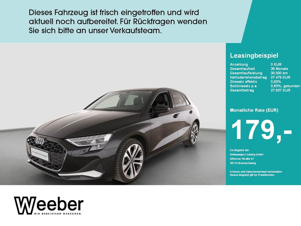 Audi A3 Sportback advanced *GRA*APP CONNECT*VORB. AHK