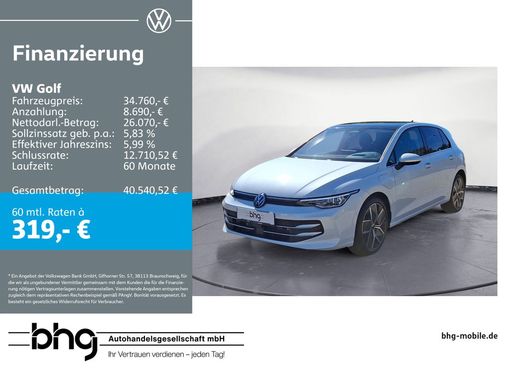 Golf 1.5 eHybrid DSG STYLE
