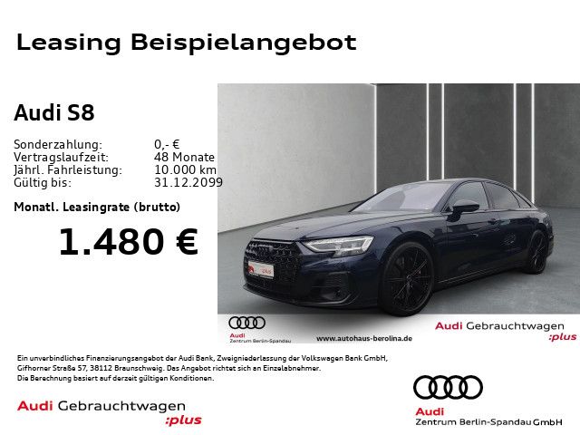 Audi S8 *PANO*StdHz*MATRIX*HuD*B&O*AHK*360°*