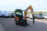 Case CX19C Hammer, 3xLöffel - Case Schlepper