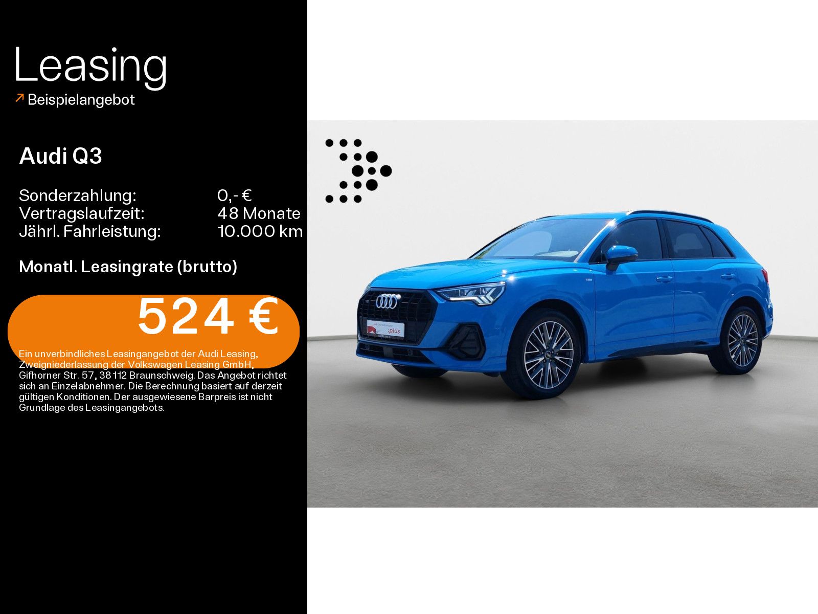 Audi Q3 45 TFSI S line qu AHK*Matrix*360°*Pano*Sound*