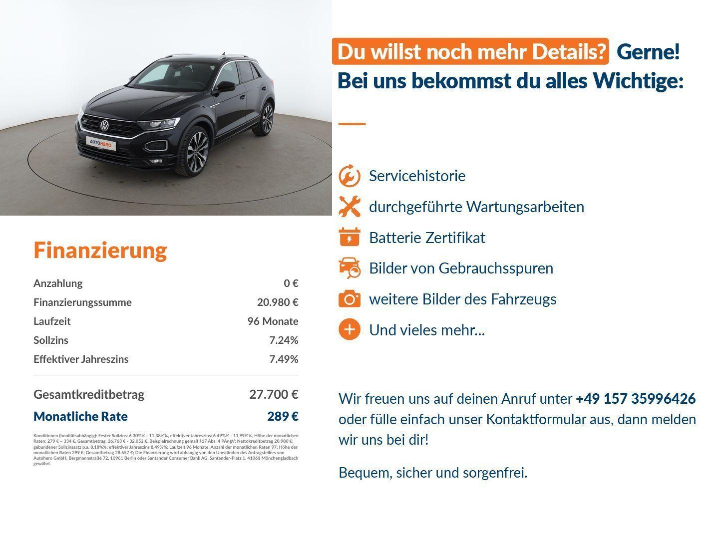 Volkswagen T-Roc 1.5 TSI ACT Sport Aut.*R-LINE*LED*ACC*PDC*, миниатюра 14