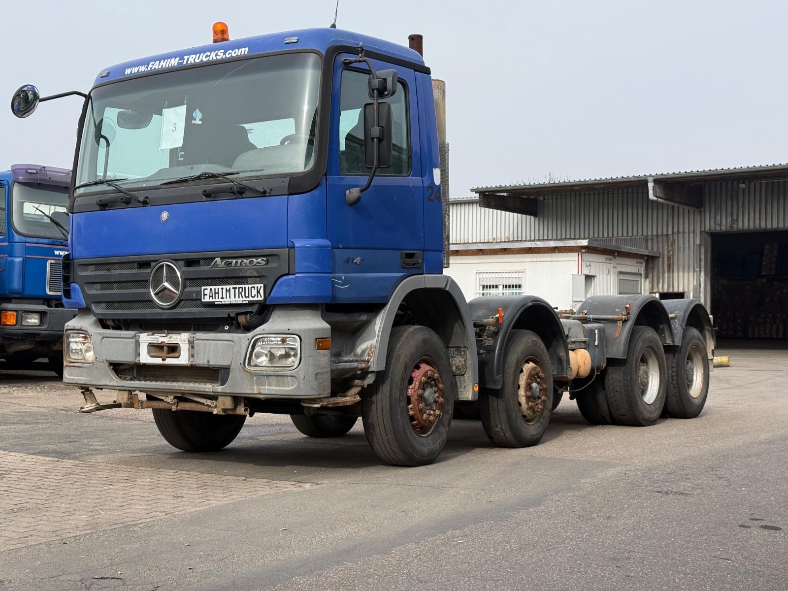Mercedes-Benz Actros 4141 Fahrgestell, Manuel,8x4, Blatt-Blatt