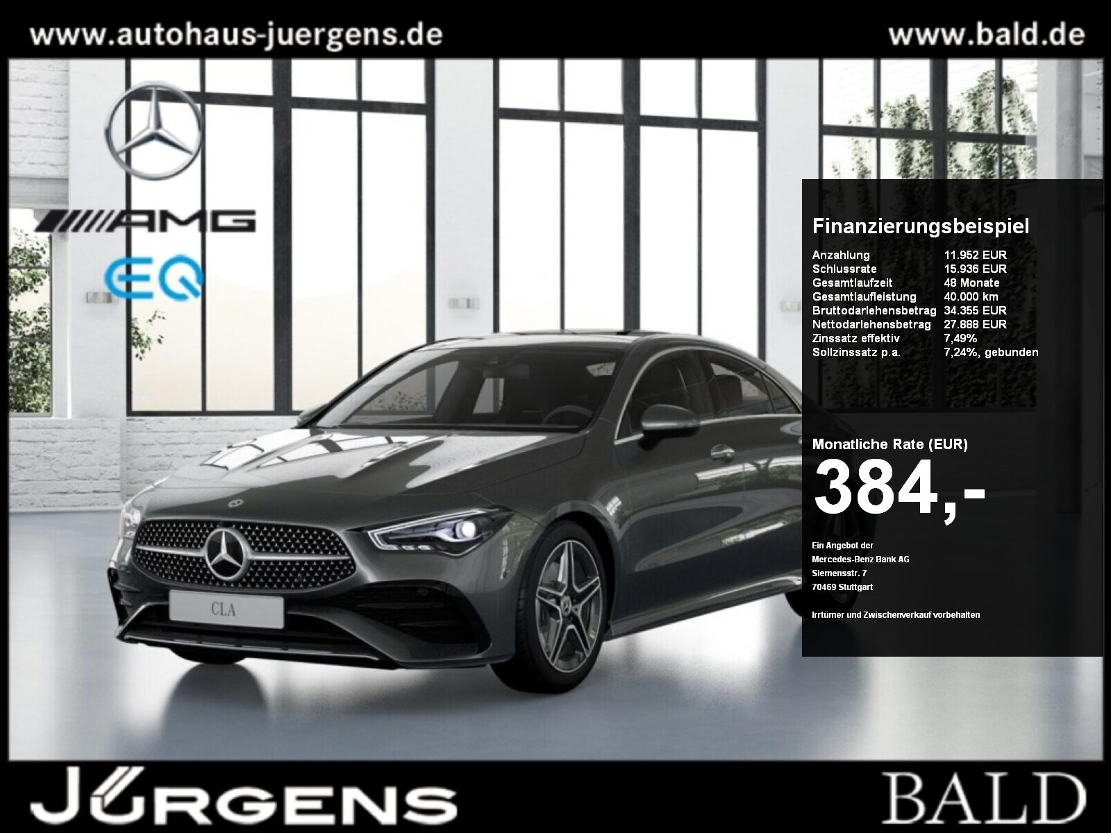 Mercedes-Benz CLA 200 d Coupé AMG-Sport/LED/Cam/Pano/Keyl/18'