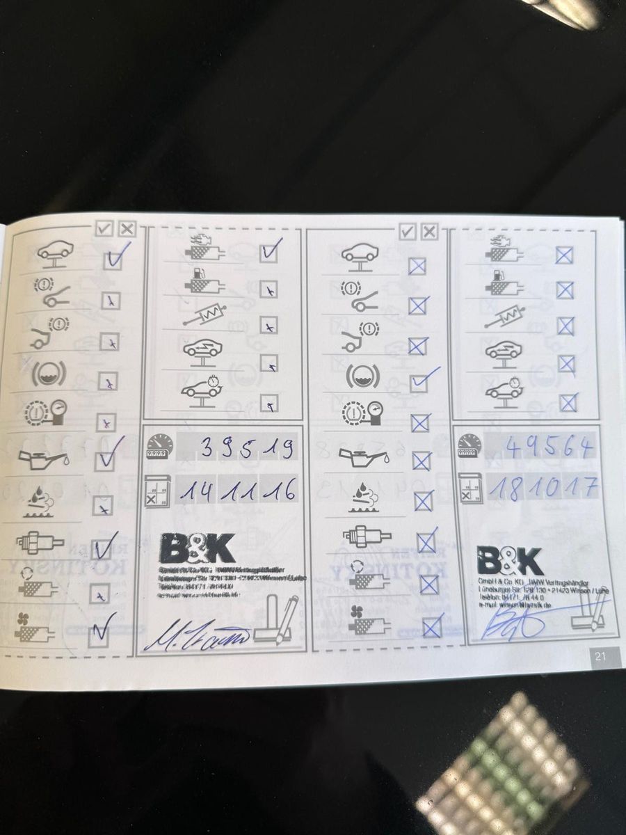 Fahrzeugabbildung BMW 116 i Limousine 3-trg. / SCHECKHEFT/ NUR 86.TKM