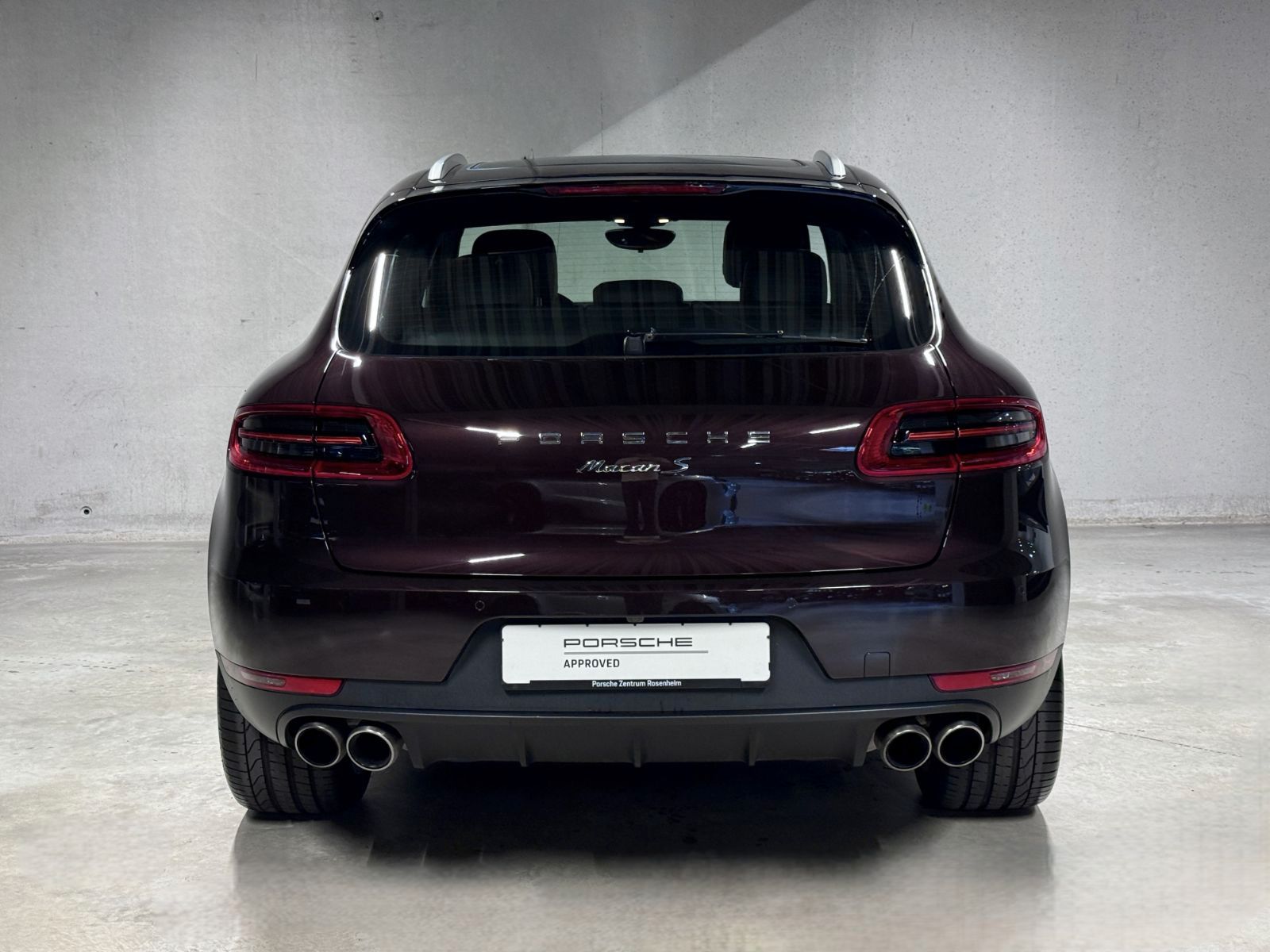 Porsche Macan S Volleder schwarz Panorama Dachsystem foto 5