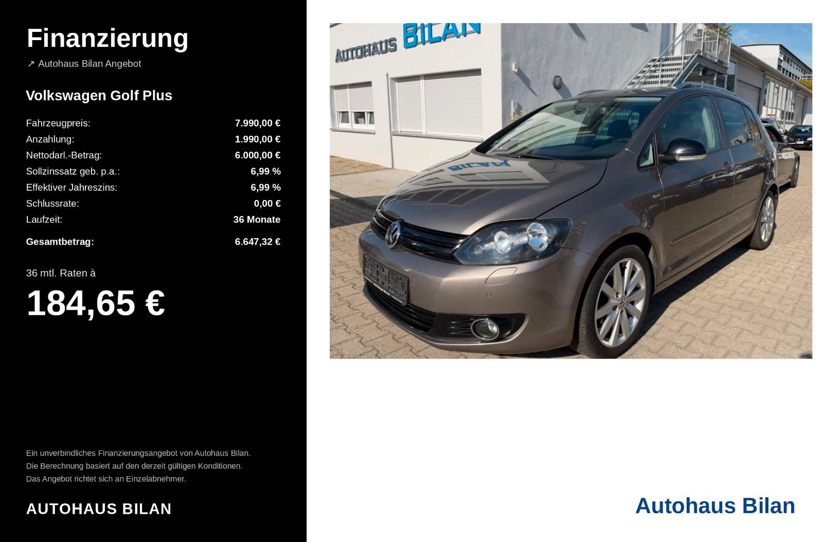 Volkswagen Golf Plus Automatik 1.2
