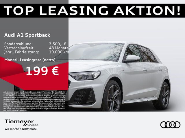 Audi A1 Sportback 30 TFSI 2x S LINE LED NAVI+ BLACK-O