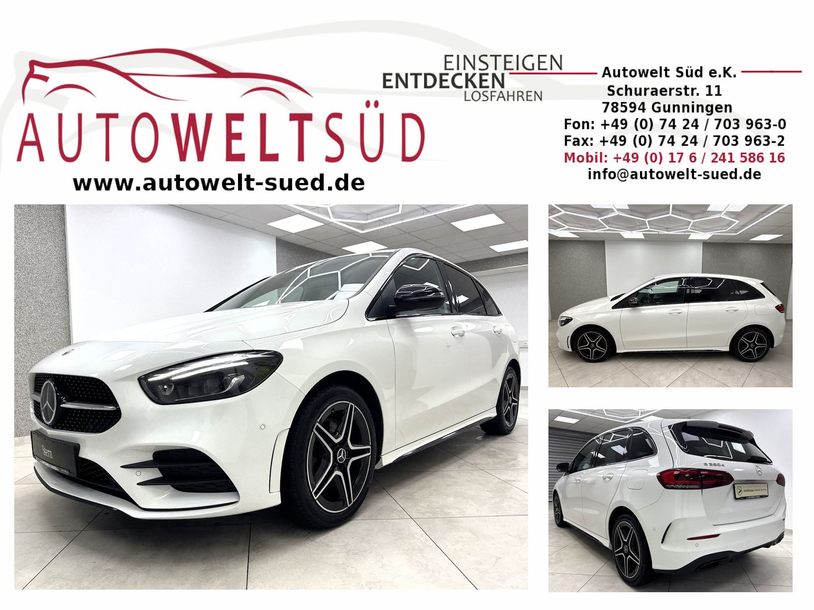 MERCEDES-BENZ B 250 e AMG Edition Night DTR 2xSpur BEAM ElHeck