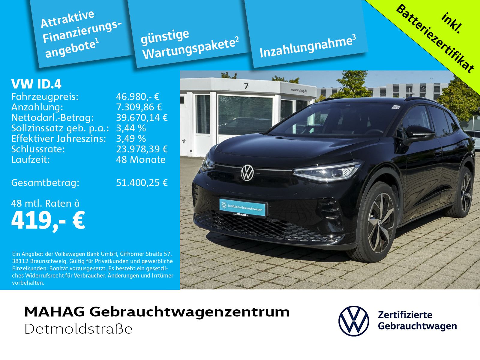 Volkswagen ID.4 GTX 4Mot 250 kW WärmePu CCS AHK IQ.Light Na foto 2