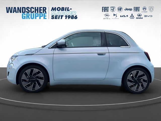 Fiat 500e Cabrio La Prima KAMERA CARPLAY SHZ