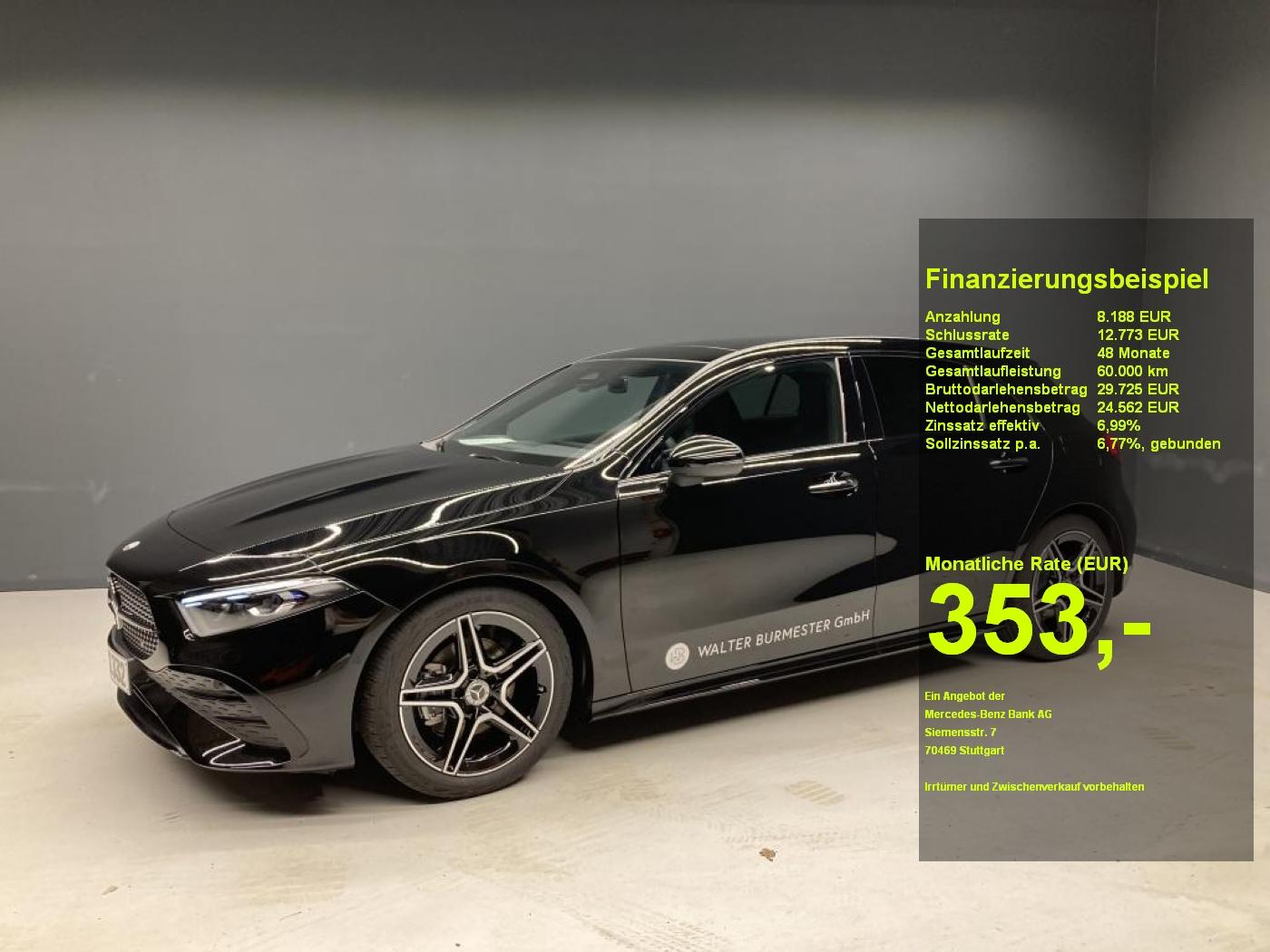 Mercedes-Benz A 200 AMG+MBUX+Night+Ambiente+Mbeam+CarPlay+AUT