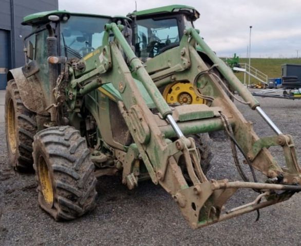 John Deere 5115R, 94kW + front loader 603RC,