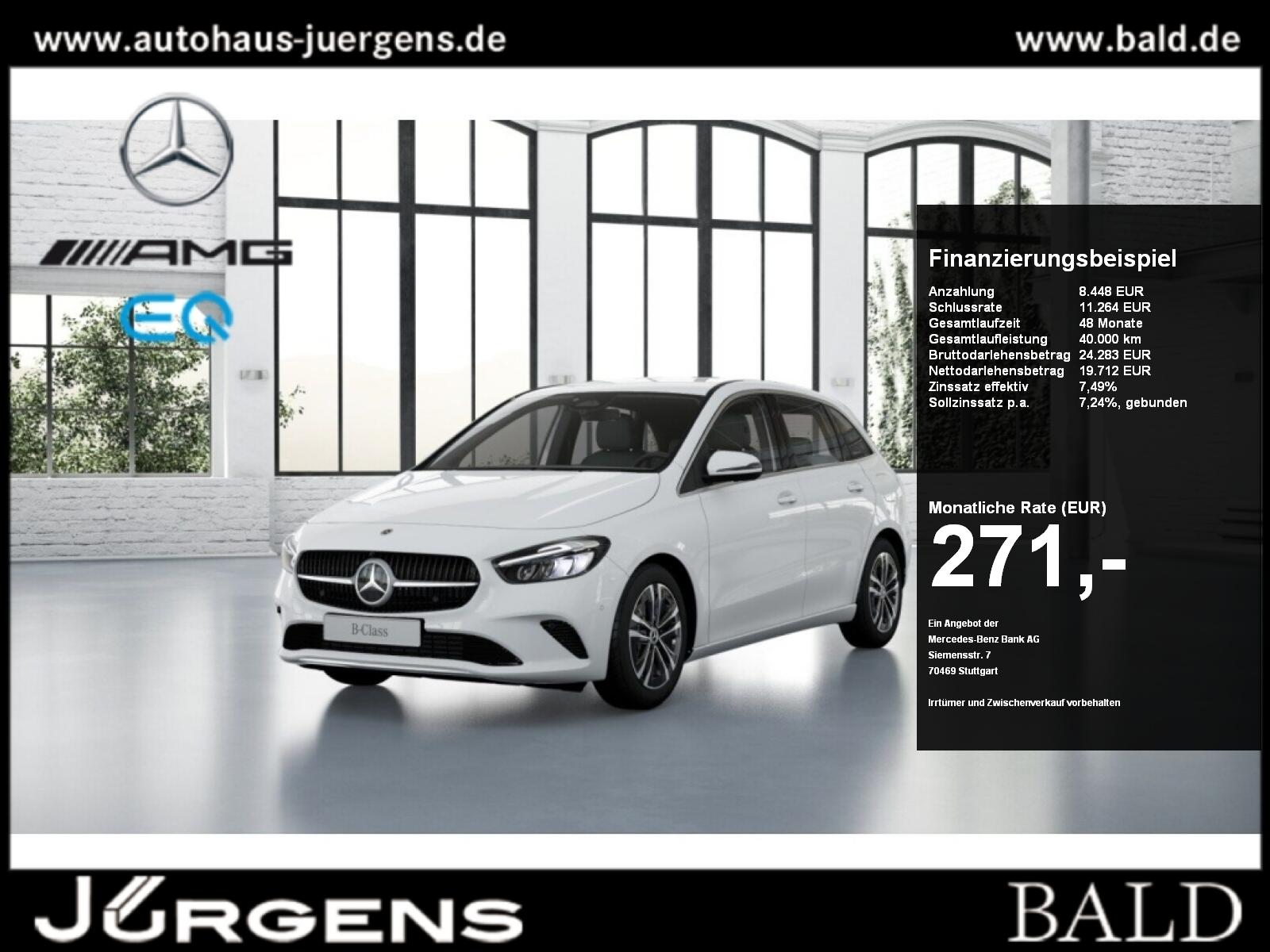 Mercedes-Benz B 180 Progressive+Cam+LED+Navi+Wide+Winter+PTS
