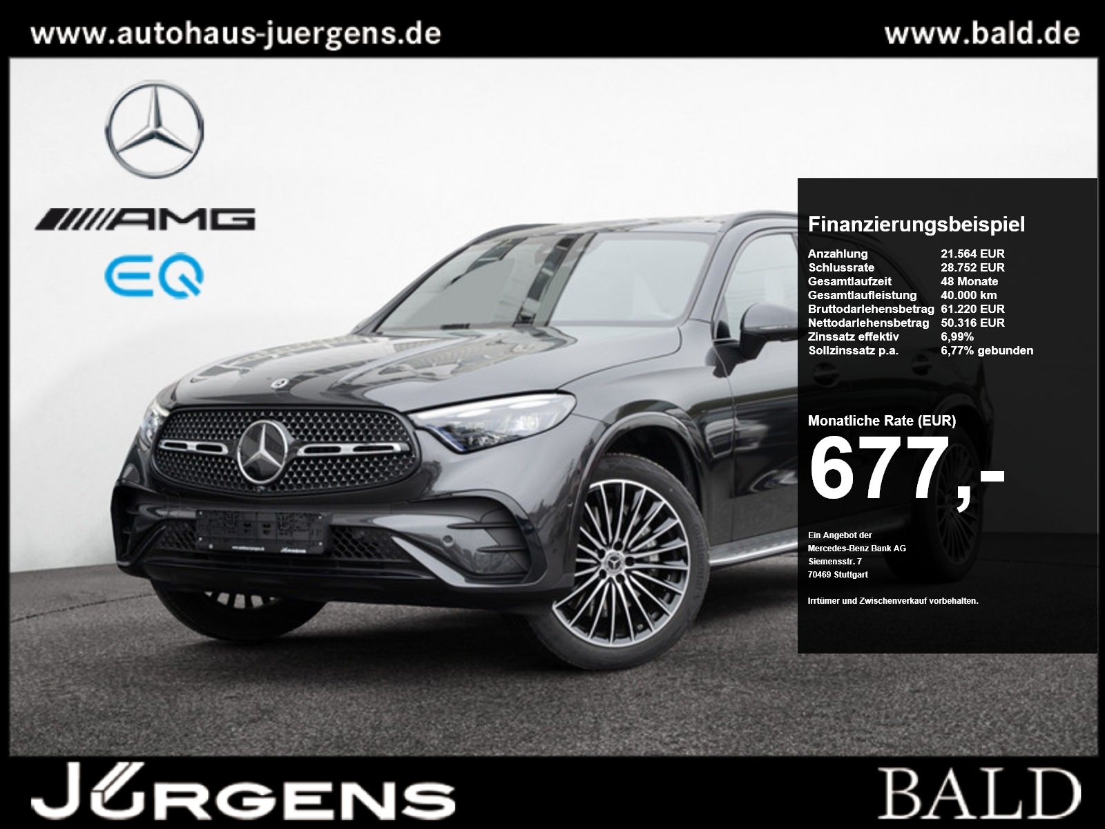 Mercedes-Benz GLC 400 e 4M AMG-Sport Technik Pano Burm AHK 20' foto 1