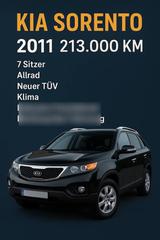 Kia Sorento 2.2 CRDi 4WD Black / 7 Sitzer ... - Kia Sorento in Dresden