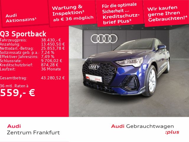 Audi Q3 Sportback 35 TFSI S tronic S line LED AHK