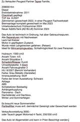 Peugeot Partner Tapee Familie - gebrauchte Peugeot Partner aus dem Jahr 2011