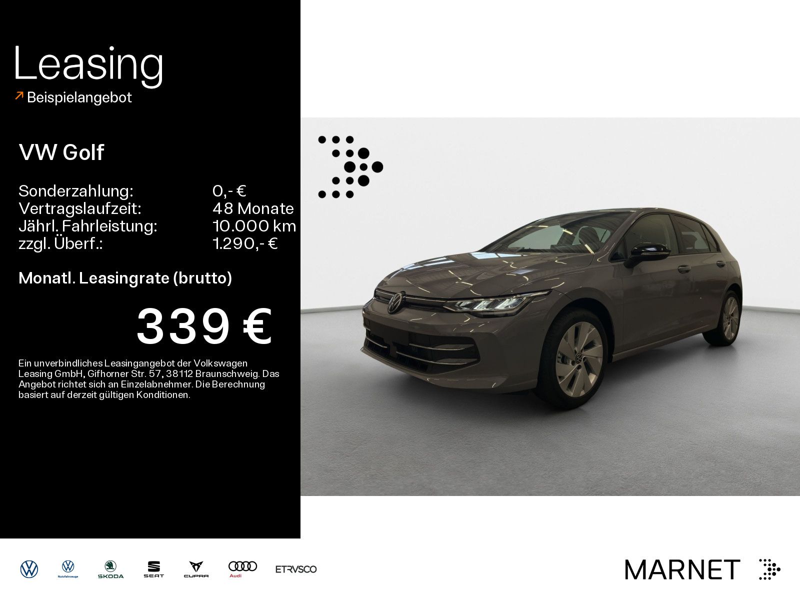 Volkswagen Golf Life 1,5 l eTSI OPF 110 kW (150 PS) 7-Gang-