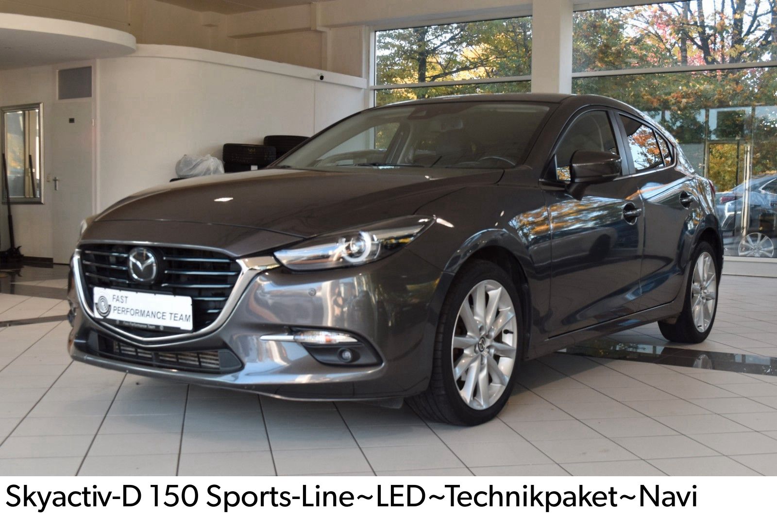 MAZDA 3 Skyactiv-D  150 Sports-Line~Automatik~Leder