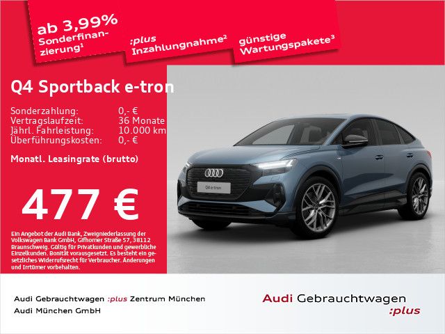 Audi Q4 Sportback 45 e-tron qu. S line Pano/ACC/AHK/H