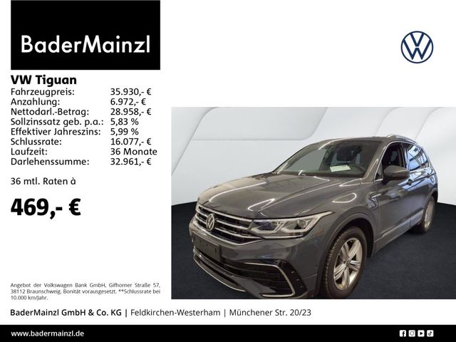 Volkswagen Tiguan 2.0 TDI 4M DSG R-Line AHK Matrix HUD Navi