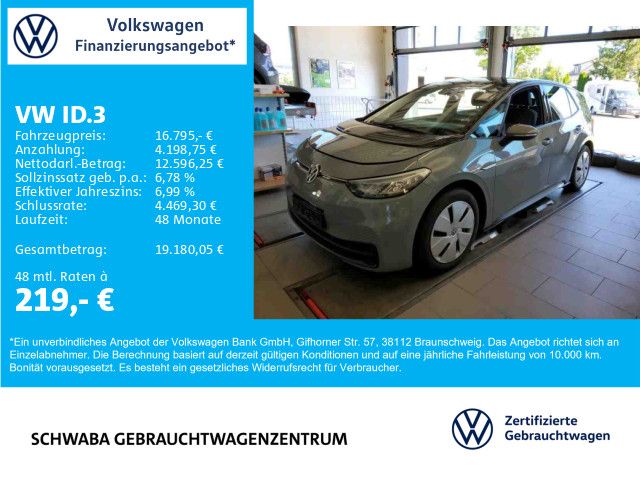 Volkswagen ID.3 Pure Performance *LED*NAVI*SPUR*FRONT*8fach