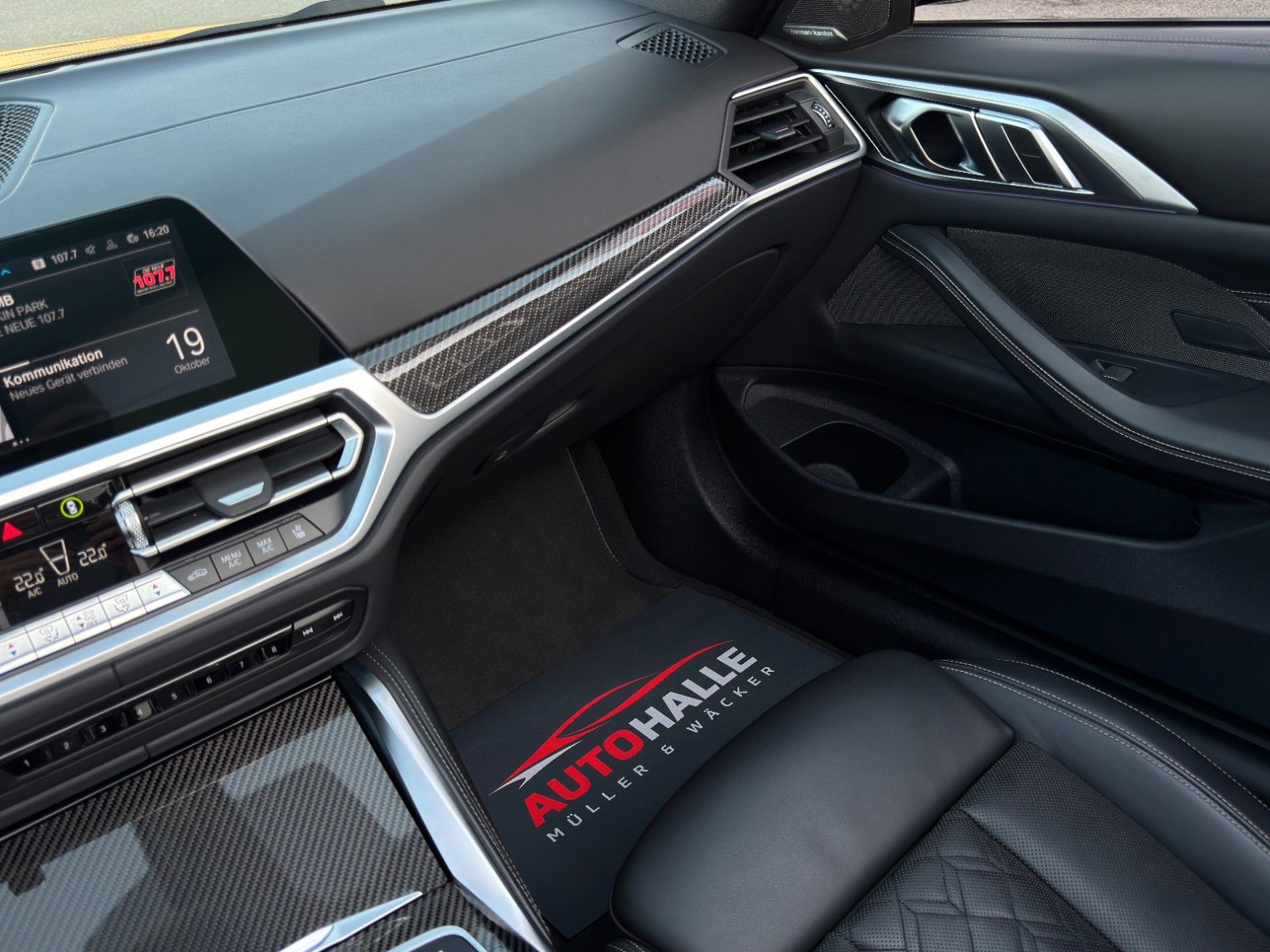 Fahrzeugabbildung BMW M440i Cabrio 360° H&K HD Laser Adap. Shad. Carb.