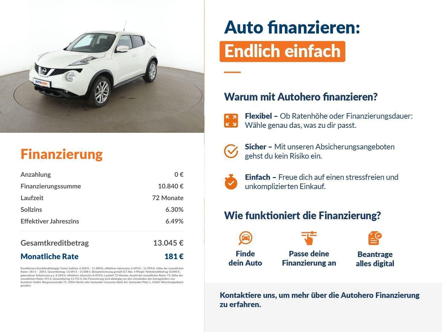 Nissan Juke 1.6 Acenta Aut*TEMPO*AHK*KLIMA*GARANTIE*
