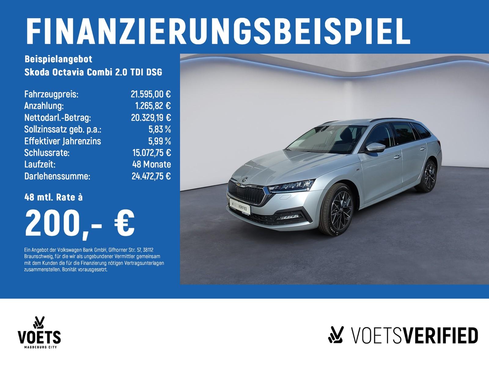 Skoda Octavia Combi 2.0 TDI DSG Ambition LED+NAVI+ACC